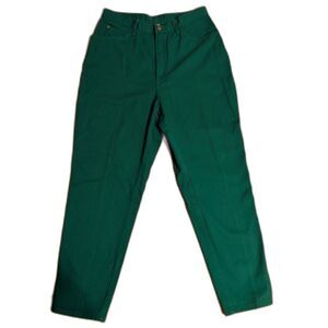 VTG PS Gitano High Waisted Mom Jeans Green 32/18W (32x30) 80's Retro Plus Size